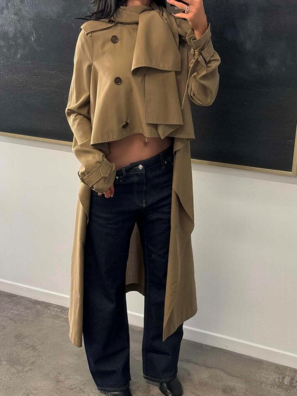 Scarf- cape-trench coat