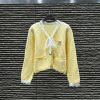 Chanel Autumn/Winter new lace patchwork knitted cardigan, free brooch included