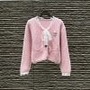 Chanel Autumn/Winter new lace patchwork knitted cardigan, free brooch included