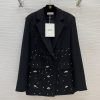 MCQ ostrich feather tassel-trimmed blazer