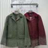 Gucci rhinestone jacquard suit jacket