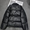 MIUMIU25 New Autumn/Winter Leather Down Jacket