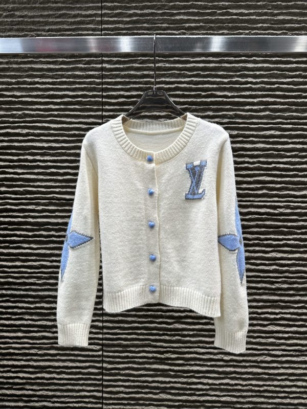 LV Jacquard Letter Knit Jacket