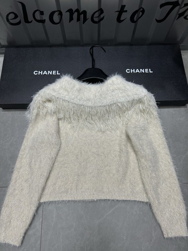Chanel Solid Color Collar Cardigan