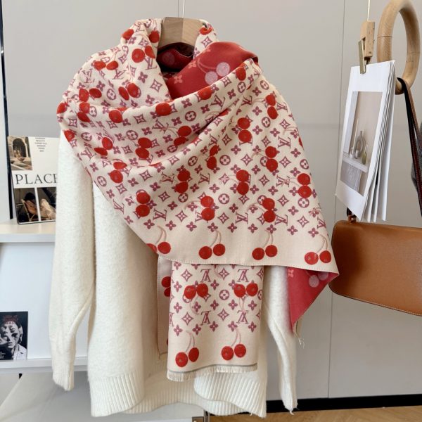 lv Cherry scarf