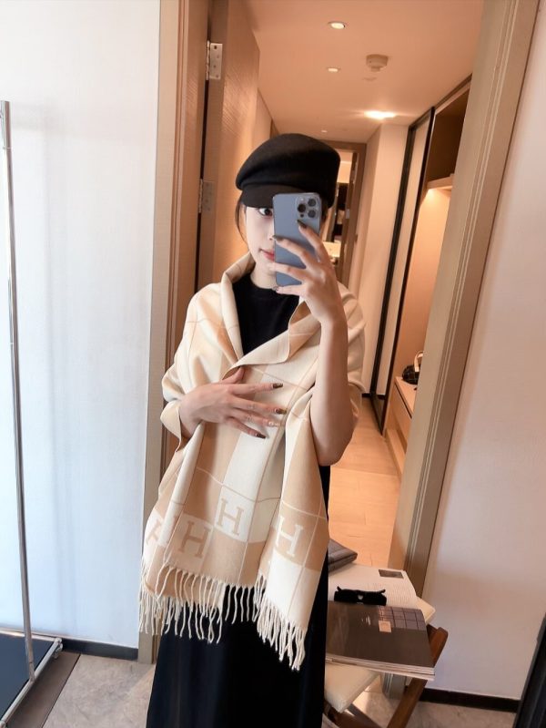 Hermes cashmere scarf