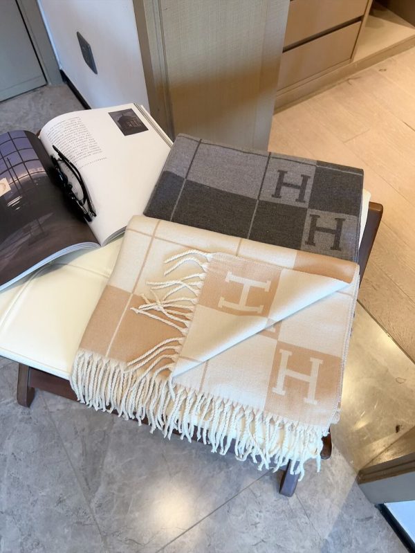 Hermes cashmere scarf