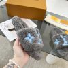 LV wool slippers