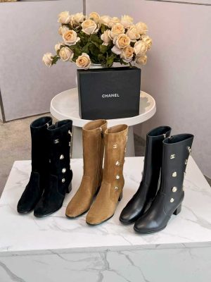 wsxc1761484840613_8 Chanel Autumn/Winter Chunky Heel Mid-Calf Boots