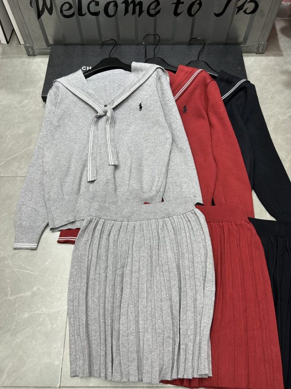 Ralph Lauren knitted Navy style suit