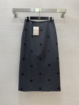 wsxc1762274092854_0 Valentino cherry embroidered mid-length skirt