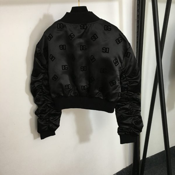 DG leopard print double-sided long-sleeved cotton jacket