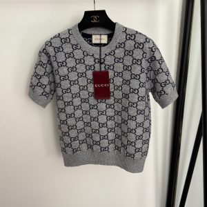 GUCCI knitted short-sleeved shirt