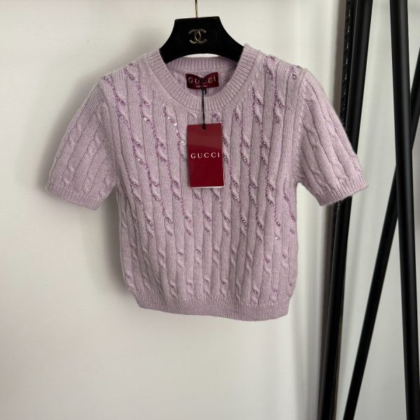 GUCCI knitted short-sleeved shirt
