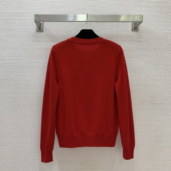 HERMES round-neck pullover long-sleeved knitted sweater top