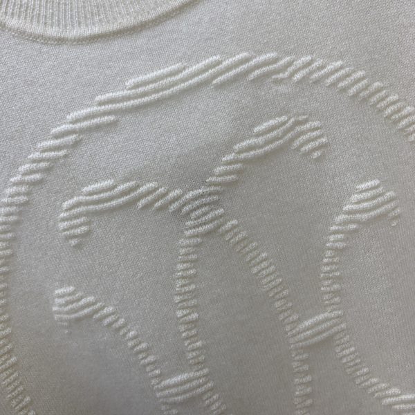 HERMES round-neck pullover long-sleeved knitted sweater top