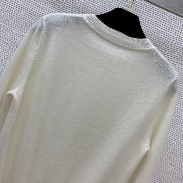 HERMES round-neck pullover long-sleeved knitted sweater top